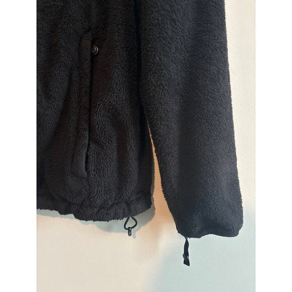 The North Face Full Zip Fleece/Sherpa Jacket Size Medium Black - Picture 3 of 6